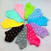 süße liebe Damen Socken 1lot = 5pairs solide Süssigkeiten Farbe süß Schiff Boot kurze Socke SpRing autumnthin