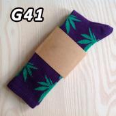 calcetines Gras hinterlässt Stil KnieStrümpfen meias Femininas Masculinas Blatt gedruckten Muster Baumwolle Damen Boot