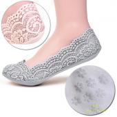 Mode Damen und Baumwolle Spitzen antiskid unsichtbaren linien DekolleTee Socken