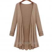 Damen Mode Süssigkeiten Häkeln Stricken Top Dünne Bluse mit langen Ärmel Sommer Strickjacke Pullover Mantel groß