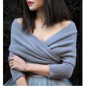 Damen mit langen Ärmel Locker Strickjacke aus Pullover Springer Strickwaren Outwear Mantel