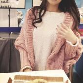 Herbst Winter Strickjacken Mantel Damen Mode lange Ärmel Batwing Poncho Pullover Häkeln Strickjacke Schöne Damen