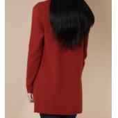 im Frühjahr neue Pullover Damen Wolle mittellang Strickjacke Kaschmir Material frei Pullover für weiblichen oberbekleid