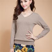 neue Jacke Damen im Frühjahr aus Pullover lange Ärmel Hals slim Strickwaren Summer Style Springer