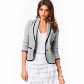 Button down ol Revers Outwear lange Ärmel tragen Blazer drop Shipping Feminino Arbeiten Damen
