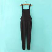 Damen Mode Setzt der Print T Shirt Schwarzer HosenAnzug Setzt ae001