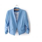 Mode die Jacke Blazer Damen Anzug Strickjacke puff Ärmel Damen Herbst plus Size Marke Mäntel casual blaser Blazer