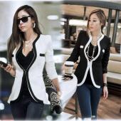 Mode Herbst Winter Lockere Blazer Jacke Damen slim welle v Hals Knopf Blazer Feminino Damen Mantel Blazer