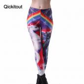 qickitout Leggings Top Verkauf newspace der leichenbraut gedruckten fitness Leggings Damen Marke Kleidung Punk Rock