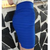 neue Mode büro Lady Rock Sommer Damen hohe Taille Süssigkeiten Farbe elastischen gefalteten der Mini kurze Röcke