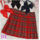 kostenLoser Versand neue Röcke Damen heiß Verkauf preppy Stil der Japanischen schule uniform karierten hohe Taille