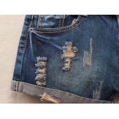 heißer Sommer Shorts Damen Vintage Club kurze Jeans sexy Hip hop Schädel Pflaster plus Size Shorts ohne gurt