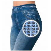 heiß Verkaufen Damen Printed slim Hochelastischen jeggings gefälschte Jeans Taschen kausalen fasion Mädchen