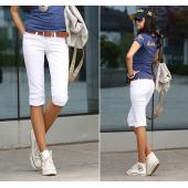 Damen Capris Hosen im Sommer plus Size lässig Capris für Damen slim elastischen zuckerwatte Capris Damen Hosen