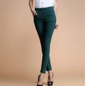 Damen Jeans Mode Farbe Dünnen Hosen wenig Taille mit vier Taschen aus Baumwolle Hosen passen Lady Jeans