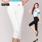 Verkauf neue Damen büro Hosen Hoch Strecken Baumwolle Damen Bleistift Hose Schwarz Blau Weisse Damen mit hoher