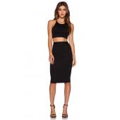 heiße ol Rock Damen mit Knielangen Pencil Rock hohe Taille gerade Damen wieder auf Rock Farbe wholesal