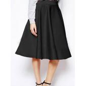 Hochwertige Damen Lady casual Mode Sommer hohe Taille gefaltete geschäft eine linie einfach abgefackelt lange Maxi