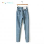 222 Frühjahr neue Damen b hohen cowboy Harem Hose Vintage cowboy in voller länge Hose los cowboy Hose