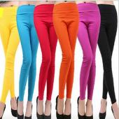 Südkorea neun aus Dünnen elastischen Beinen Leggings Herbst Damen Süssigkeiten Color Pencil Hose Grösse Grosshandel