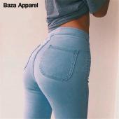 hohe stretch Jeans black Blaue sexy Dünnen Hosen Damen Amerikas Markenqualität Hosen neue kommen