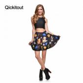 Grosshandel Mode neue Damen sexy Röcke Damen hakuna Matata Skater Röcke überm Knie saia Midi drop Shipping