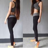 die Damen laufen Sport fitness schnell trocken hohe Taille Hosen Leggings hohe Qualität wohl gut Verkaufen lange Hosen