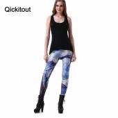 plus Size n 4xl neue Damen sexy Universum wolke gedruckten Leggings Hose elastizität Fashion space Milch Seide Mädchen