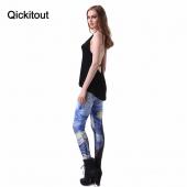 plus Size n 4xl neue Damen sexy Universum wolke gedruckten Leggings Hose elastizität Fashion space Milch Seide Mädchen