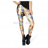 plus Size n 4xl fitness Damen und Kleidung für Damen sexy Mode pirat leggins Hose Digitaldruck schnee