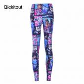 Sommer Damen Leggings 3d comic jegging Digital gedruckten Grosshandel Capris Gamaschen fitness Sport bleis