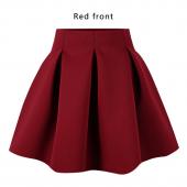 Mode sexy Damen Rock fallen witer warm kurzen Rock und Grösse hohe Taille Röcke Baumwollstoff Raum Tutu Bundfaltenhose