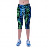 heißes neues Capris Outdoor Sport hohe Taille Floral Damen leggins workout fitness casual fitnessstudio laufbekleid