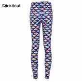 heiße Damen custom leggigs Digitaldruck Regenbogen Meerjungfrau Leggings elastischen sexy Hose