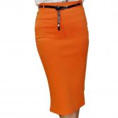 neue Mode Damen mit Knielangen Pencil Rock Rock hohe Taille direkt multi Farbe Sommer Röcke 10