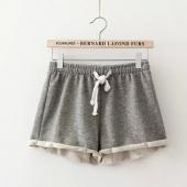 xlj59 Mode Sommer Damen elastischen Bund tunika Tunnelzug Eleganten Strand Sport Tasche Handschellen casual Marke