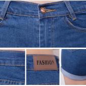 neue Mode Damen und Jeans Sommer hohe Taille stretch Denim Shorts Jeans Shorts Koreaner lässig Fraue