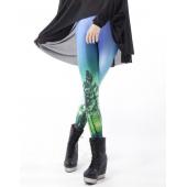 die xl Damen sexy Universum Galaxy Leggings Aurora skye Leggings Hose elastizität Mode Raum fallen