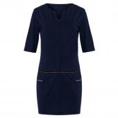 sexy Damen Frühjahr Kleid Mode neue Hälfte Ärmel Hals lässig Bodycon Paket Mini Party Kleider Vestidos