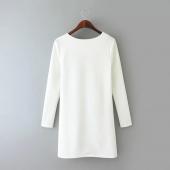 heißes Verkauf Mode lg 453143 in Europa und den USA Luft Digitaldruck handgerät Rivet Schönheit Muster slim Kleid