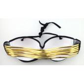 Mode push up Bikini Damen sexy Badeanzug bling Badeanzug Badehosen Tiefen v Bandeau Bikini hat Schwarzer Farbe