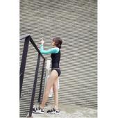 neue Badeanzug für Damen Badeanzüge lange Ärmel plus Size Badeanzüge monokini Badehosen Maios kostüm da bagno