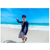 ein Paar Bikini lange Ärmel durch drei Anzug tauchAnzug sonnencreme Kleidung surferStrand Kleid plus Size Bikini Beach