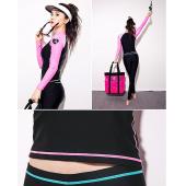 Damen heiß und lange Ärmel Hautausschlag bewachen zwei Badehosen tauchAnzug NeoprenAnzug surfen Anzug Badeanzug Badeanz