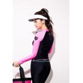 Damen heiß und lange Ärmel Hautausschlag bewachen zwei Badehosen tauchAnzug NeoprenAnzug surfen Anzug Badeanzug Badeanz