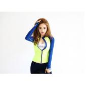 Hochwertige Damen sexy Hautausschlag wachen mit langen Ärmel sonne prodected tauchanzug Neoprenanzug surfen Anzug Bade