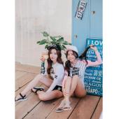 neuer Stil Damen lange Ärmel Hautausschlag wache Sport zwei Stücke Bademode Badeanzug Badeanzug surfen Anzug Neoprenanz