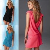 neue Mode solide Bikini Kleid Urlaub Strand Dress casual Kleid Versandkosten Badehosen groß und einzelhandel