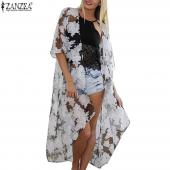 plus Size n 7xl Sommer Damen Mode Strand auf Print Badeanzug Badeanzug Vertuschung kaftan Kimono Beach