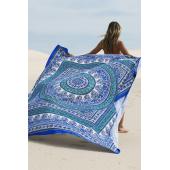 Strand Vertuschung umhang Böhmen pareo Bikini boho Hippie Sommer Badehose Badehose sexy Kimono tunika Badehosen Damen